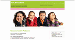 Desktop Screenshot of abcpediatrics.com